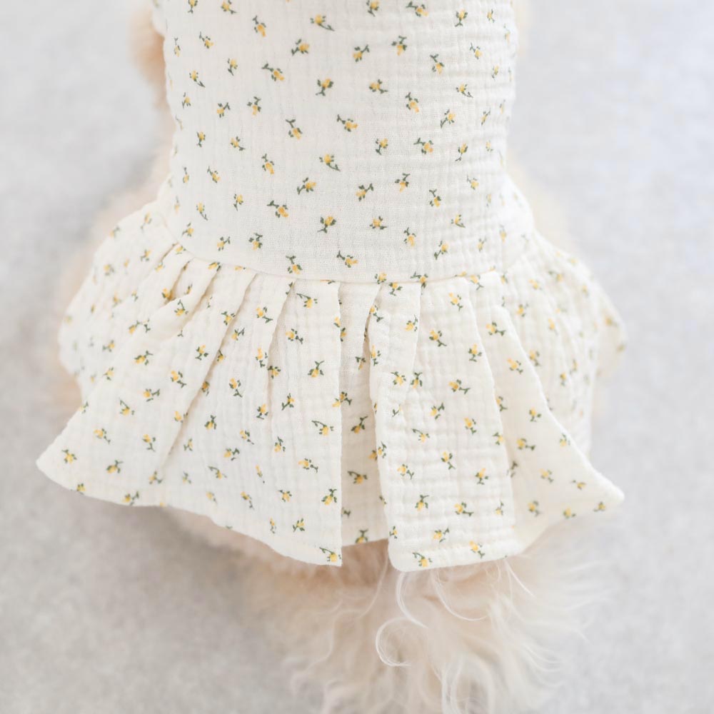 フラワーガーゼワンピース