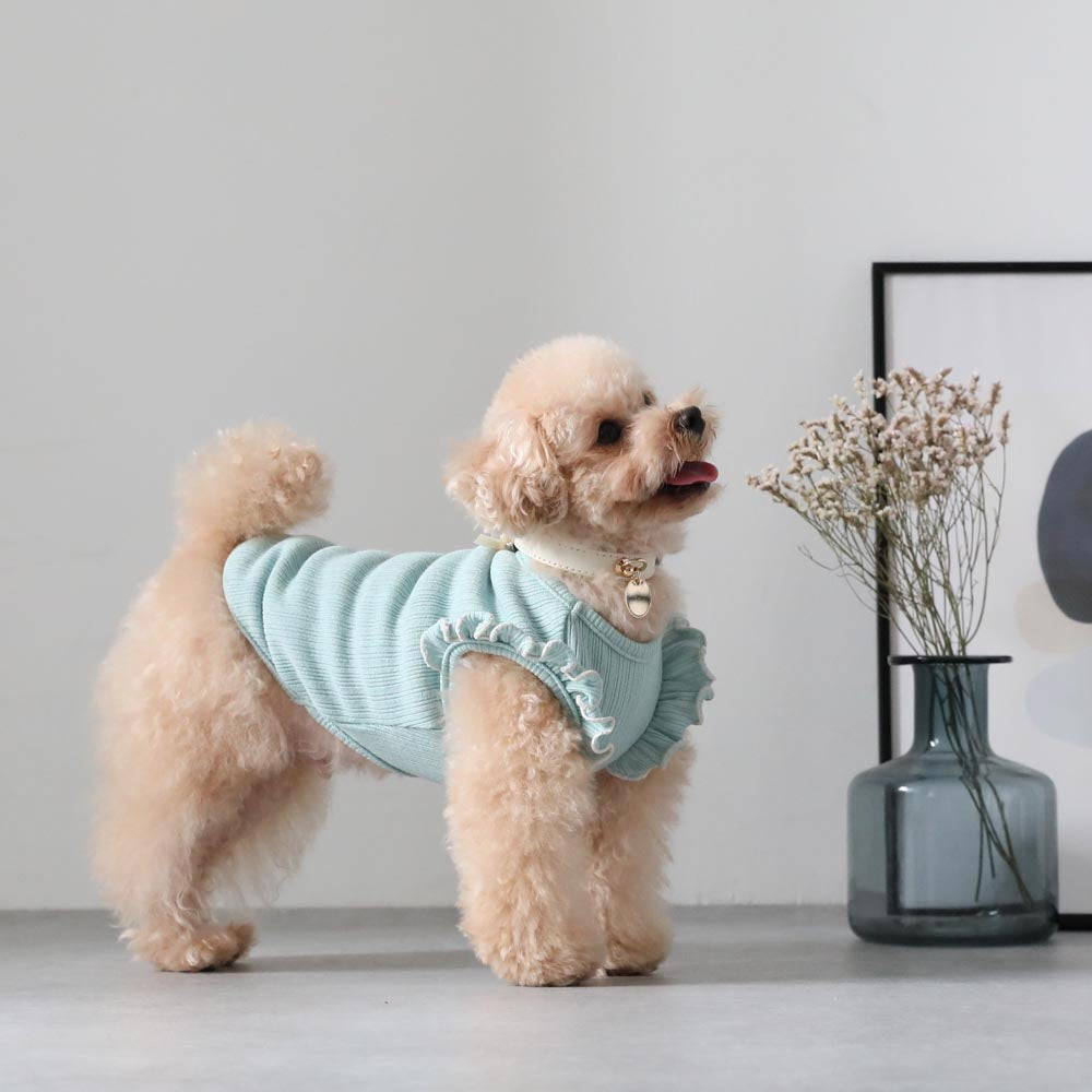 Frilled point ribbon tops