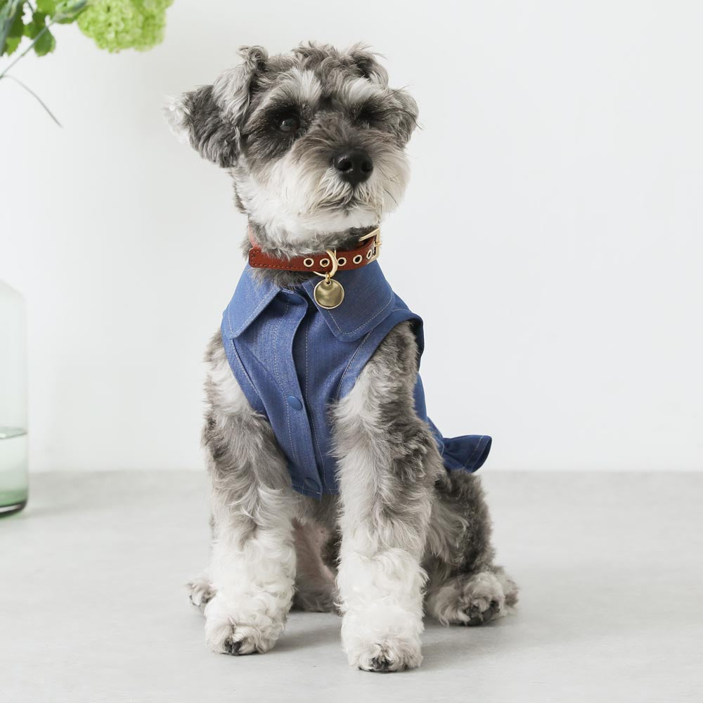 デニムポケットワンピース