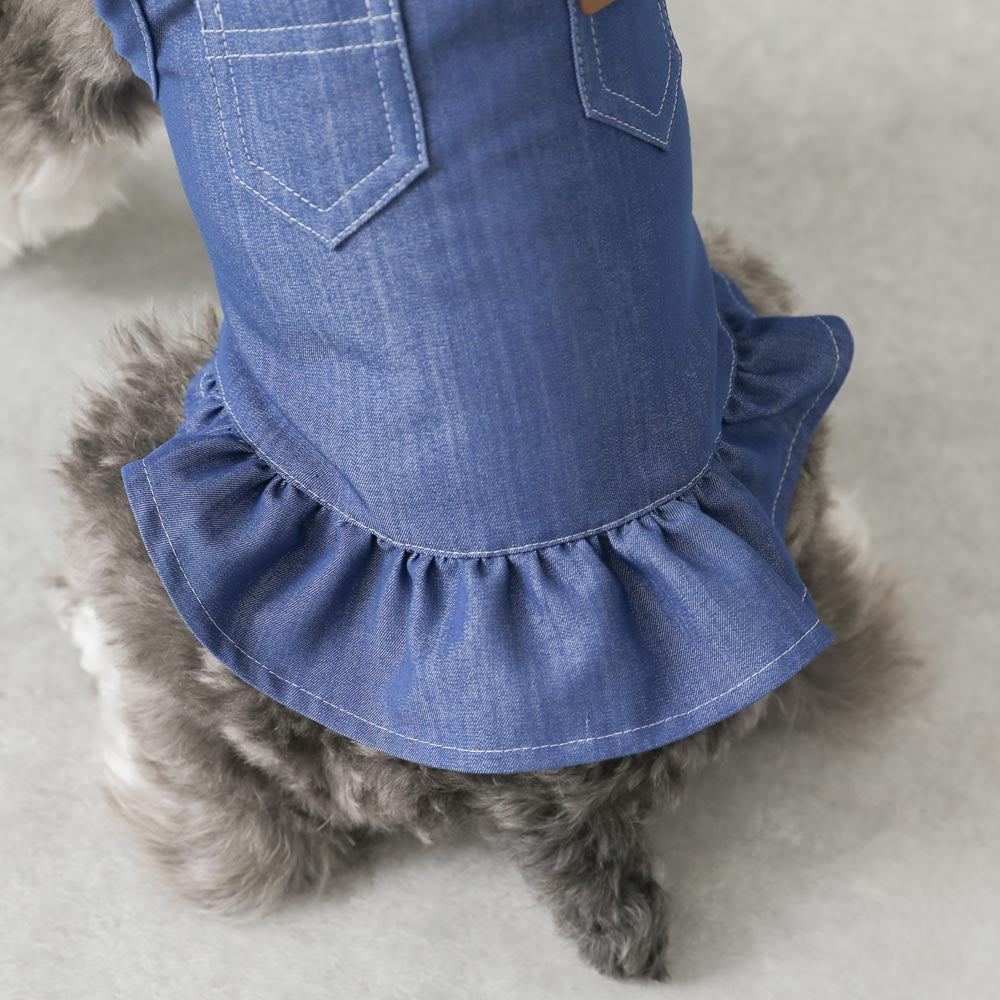 デニムポケットワンピース