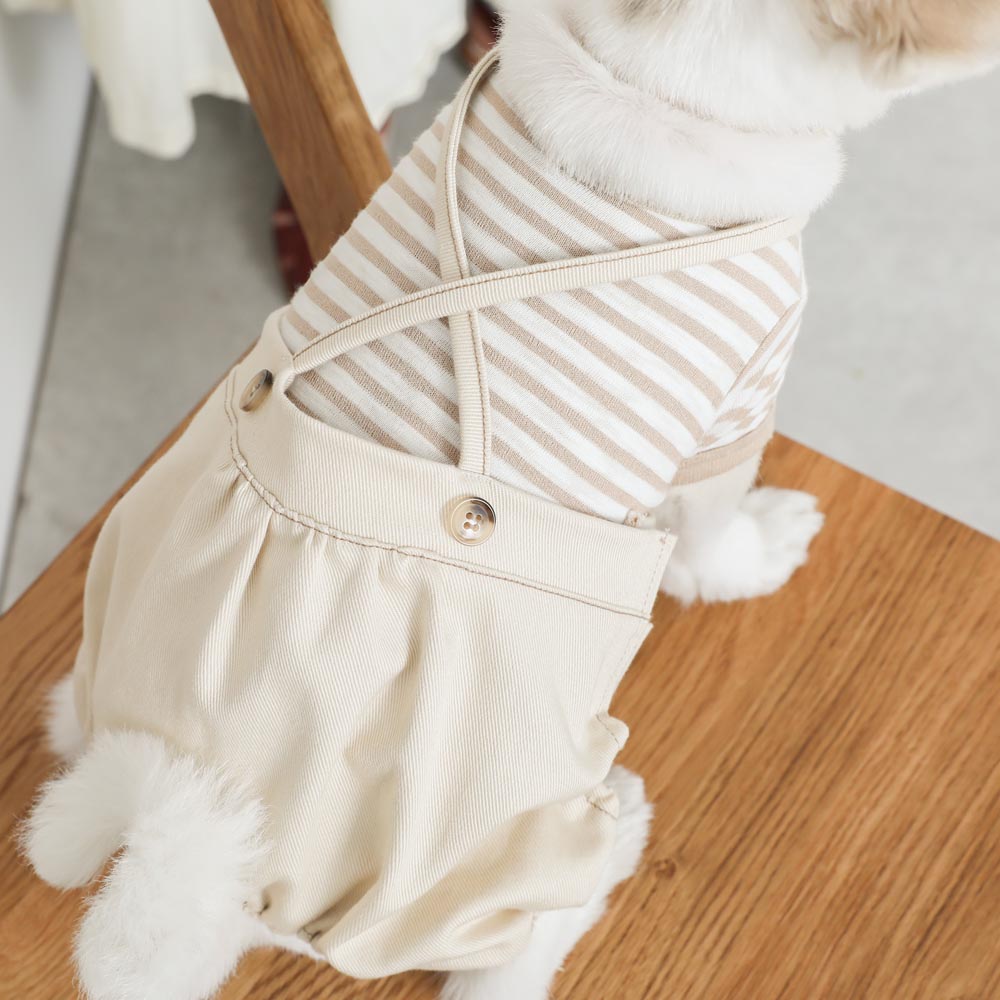 バッククロスコットンかぼちゃパンツ