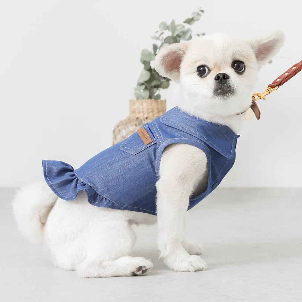 デニムポケットワンピース