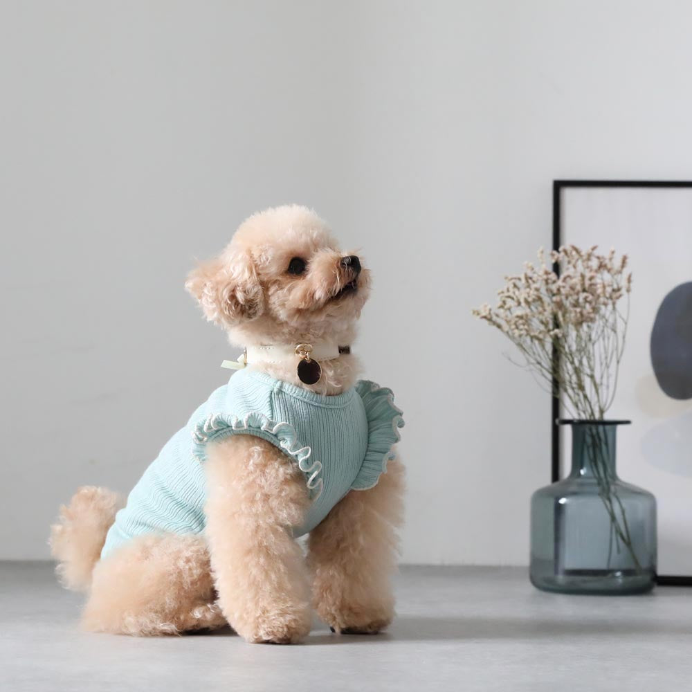 Frilled point ribbon tops