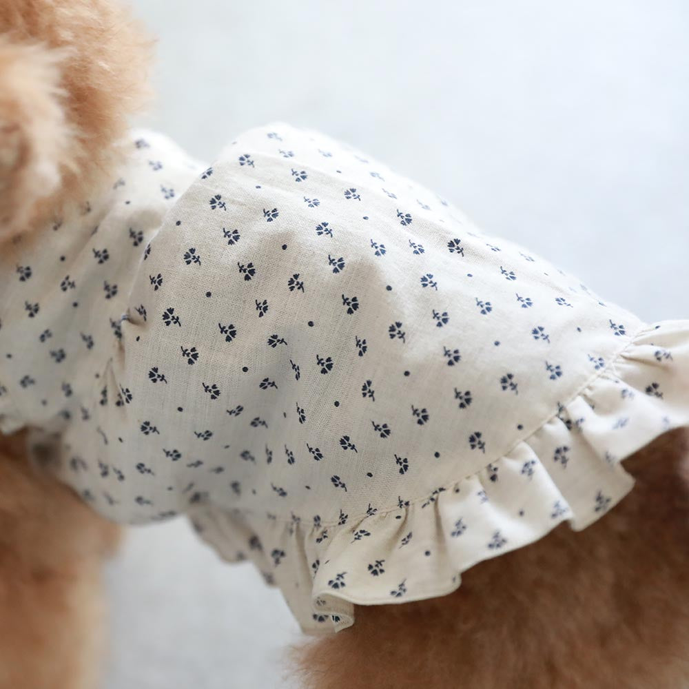 flower frill dress