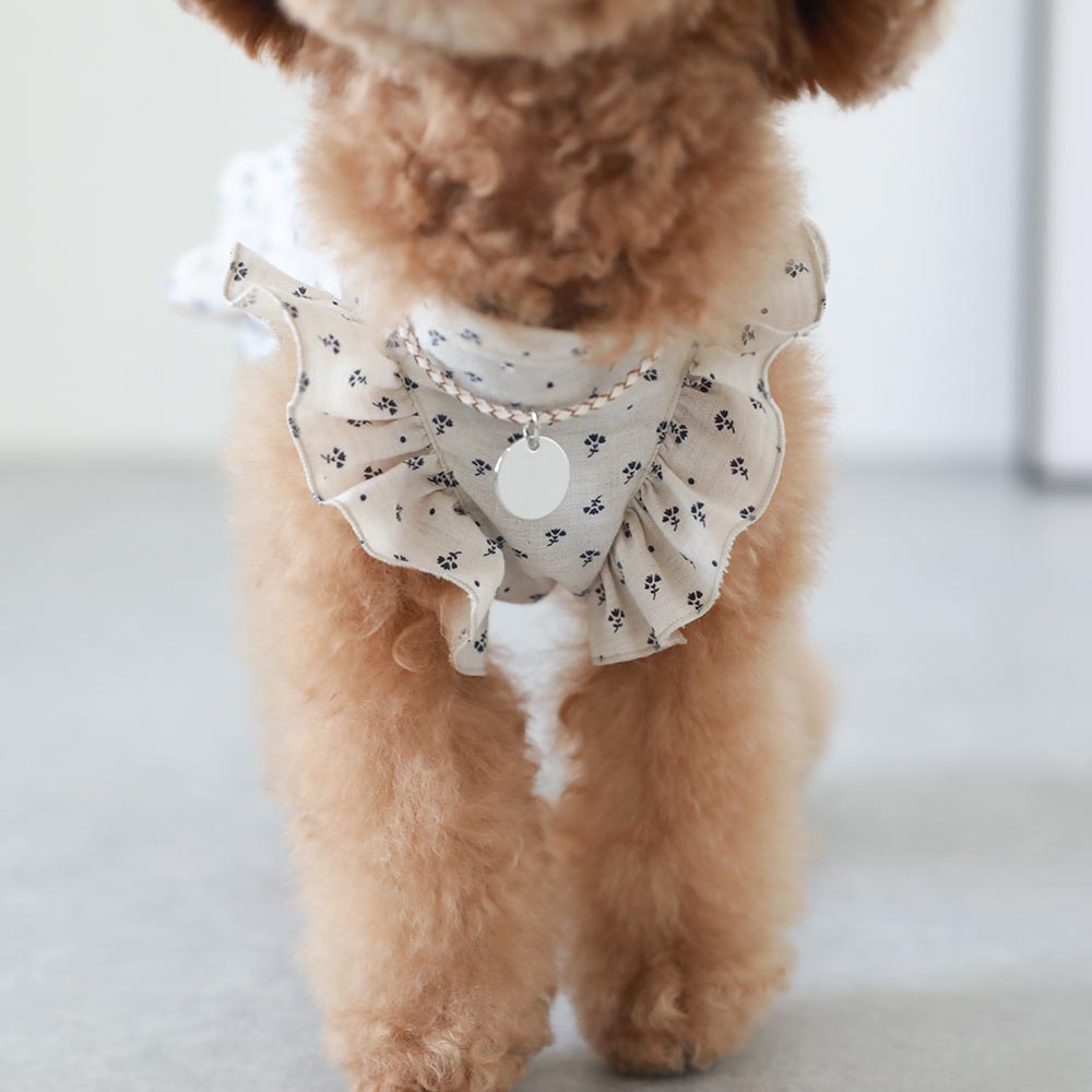 flower frill dress