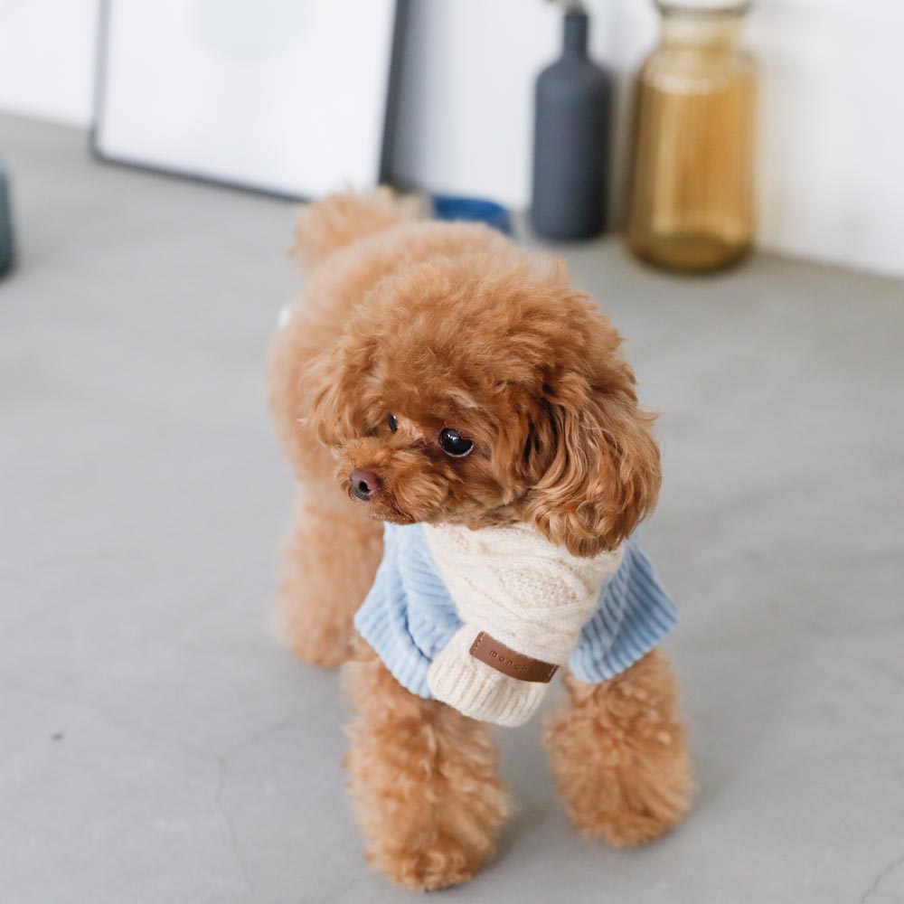 cashmere blend cable muffler