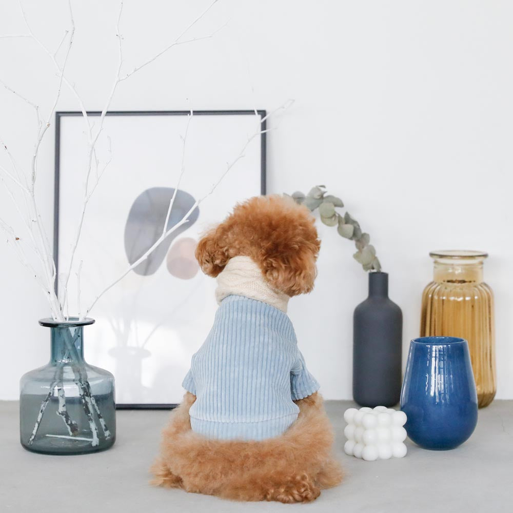 cashmere blend cable muffler