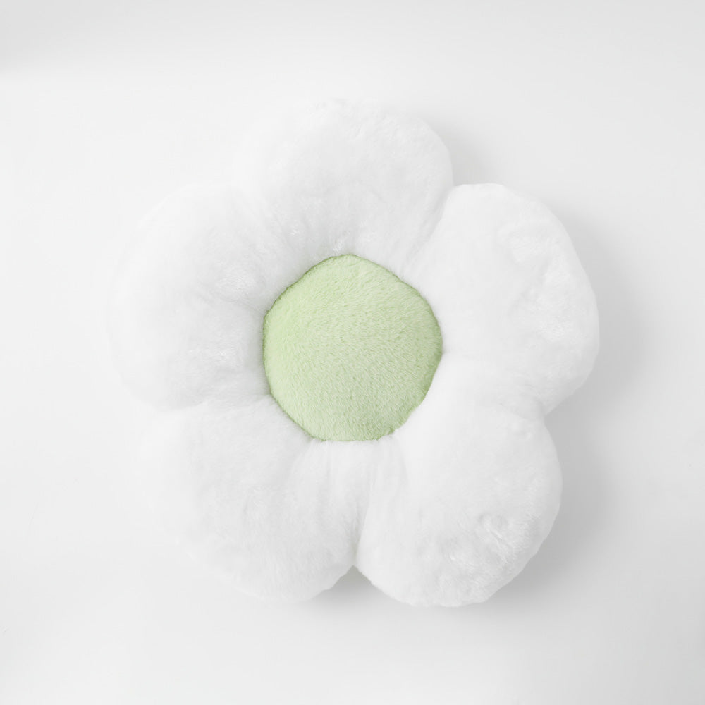 fur flower cushion bed