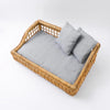 With Square Latin Bed Cushion