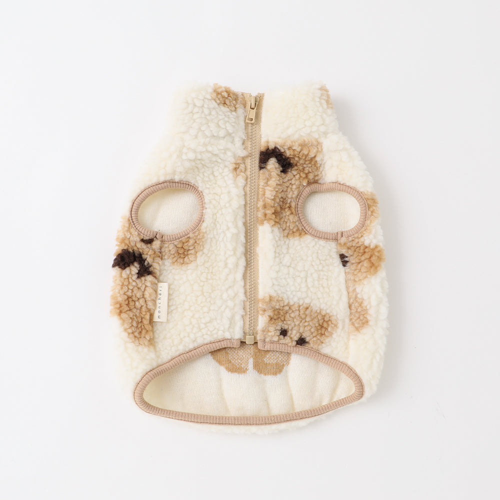 Bear boa vest