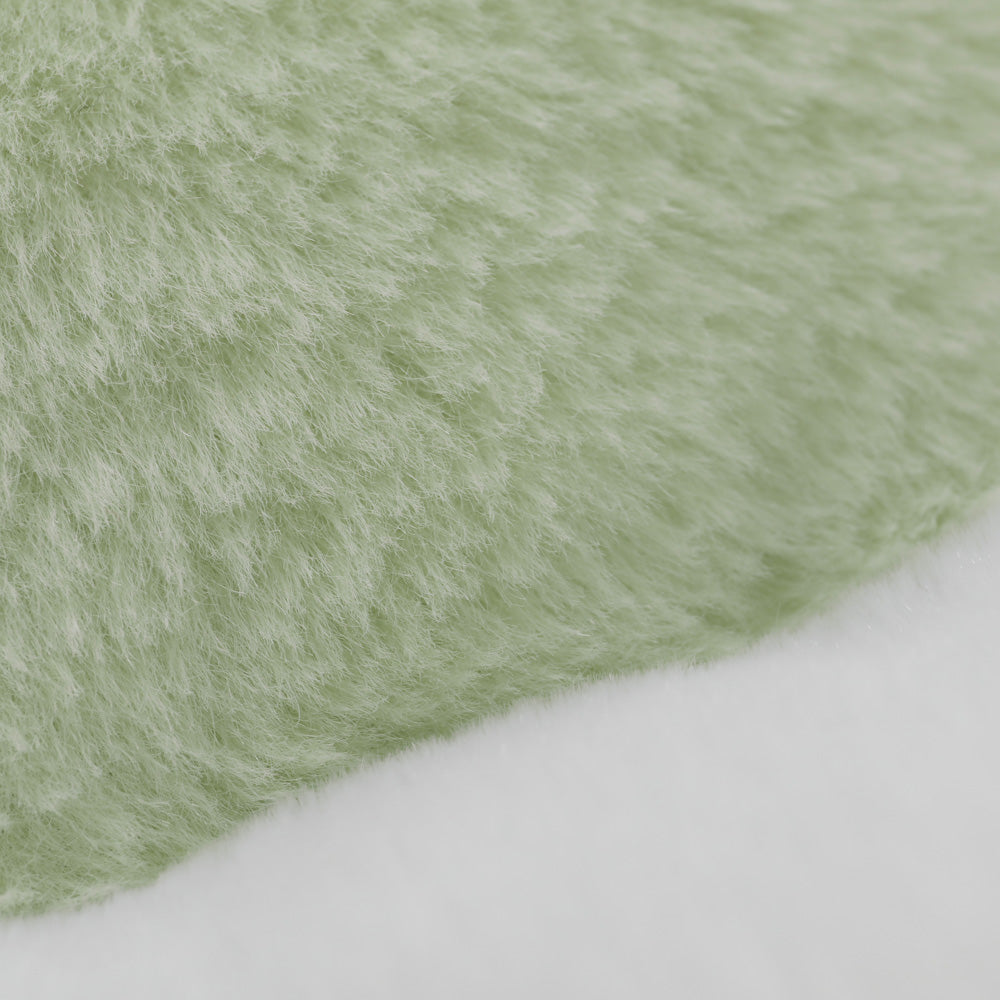 fur flower cushion bed
