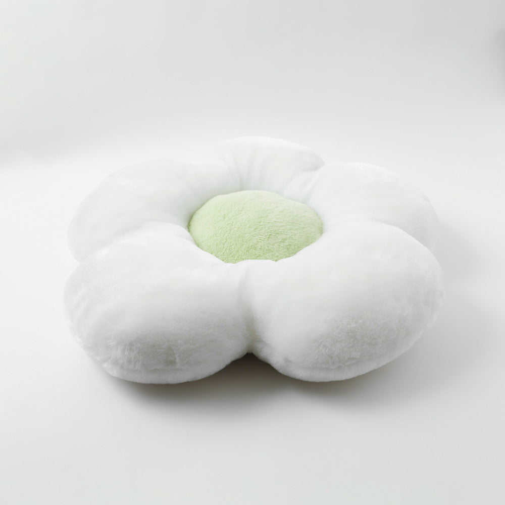 fur flower cushion bed