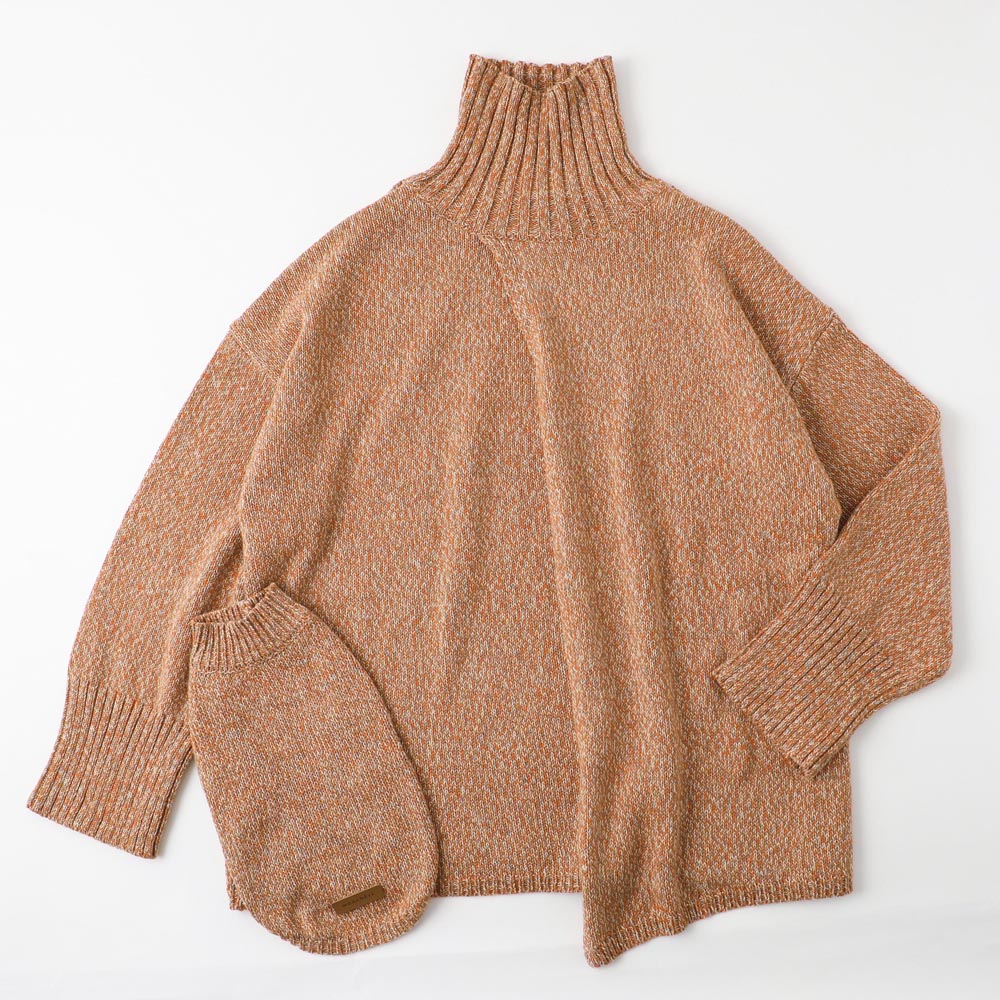 [Link Coordination SET] Cashmere cotton mix knit