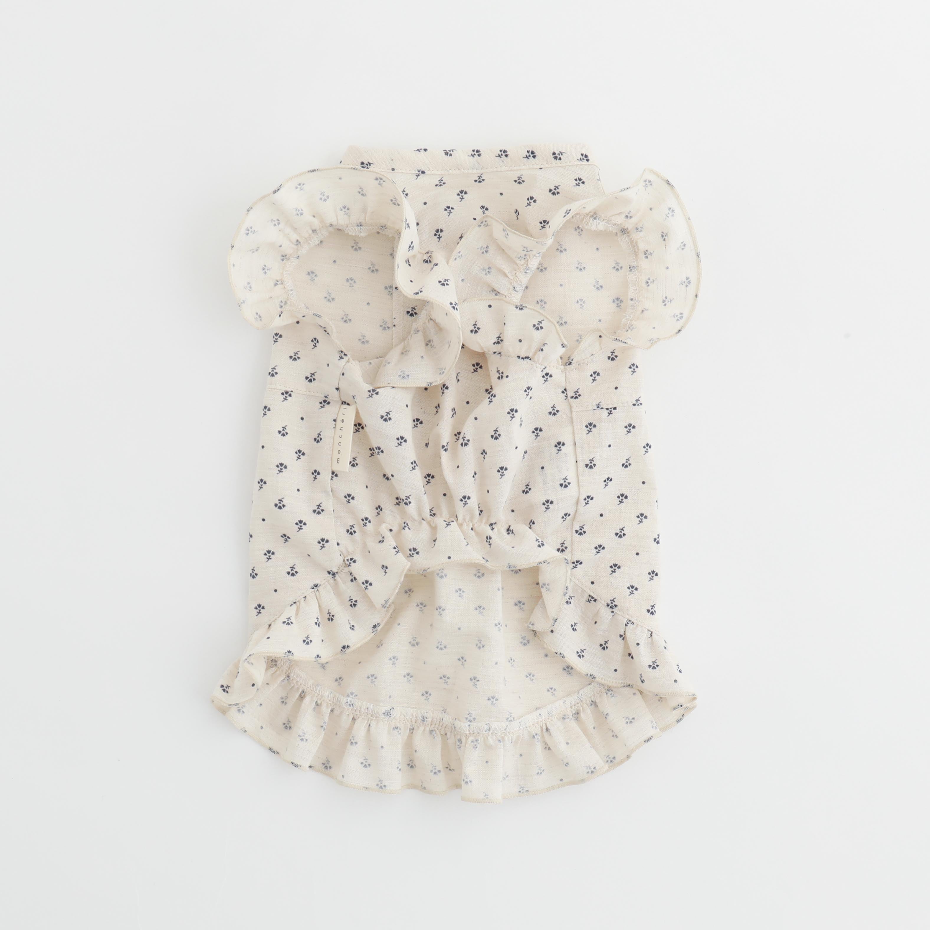 flower frill dress