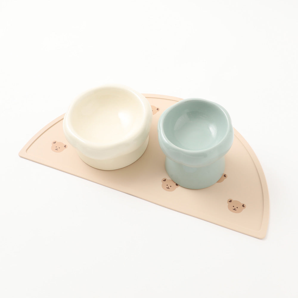 half moon silicone placemat