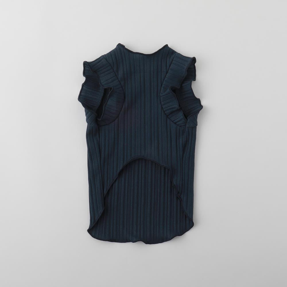 ショートフリルスリーブリボンTシャツ