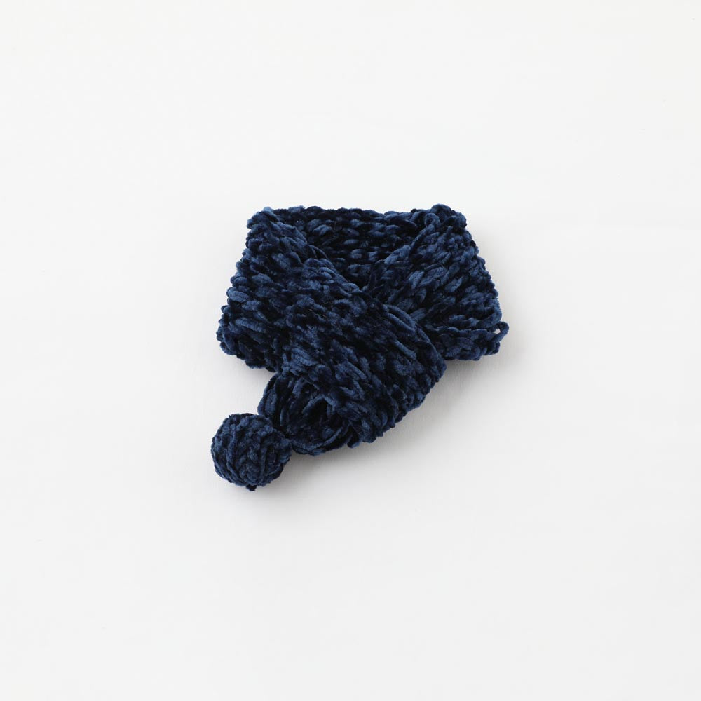 handmade pom pom muffler