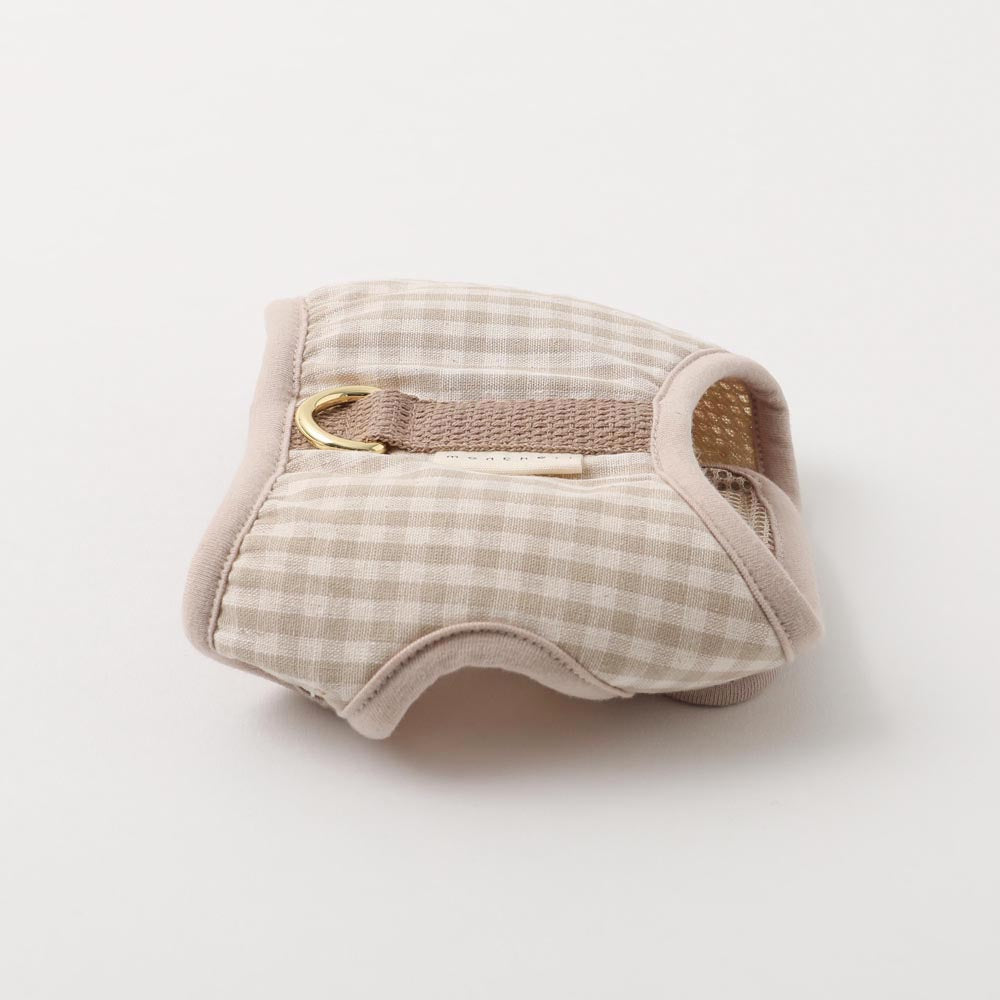 gingham check harness