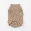 Wool -mixed turtle cable knit vest