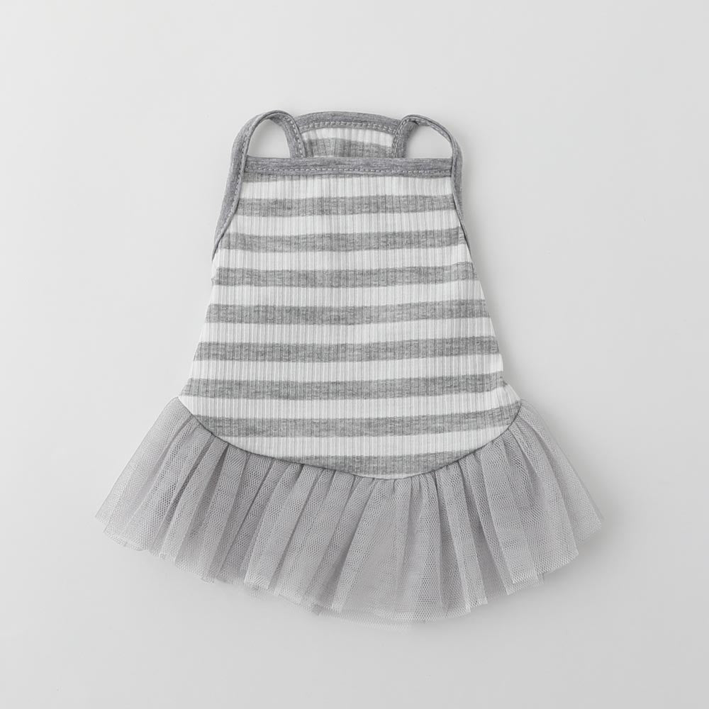 Tulle skirt border dress