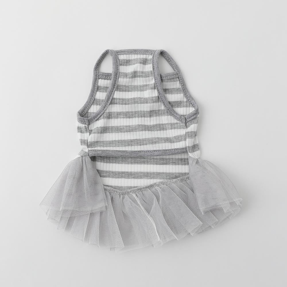 Tulle skirt border dress