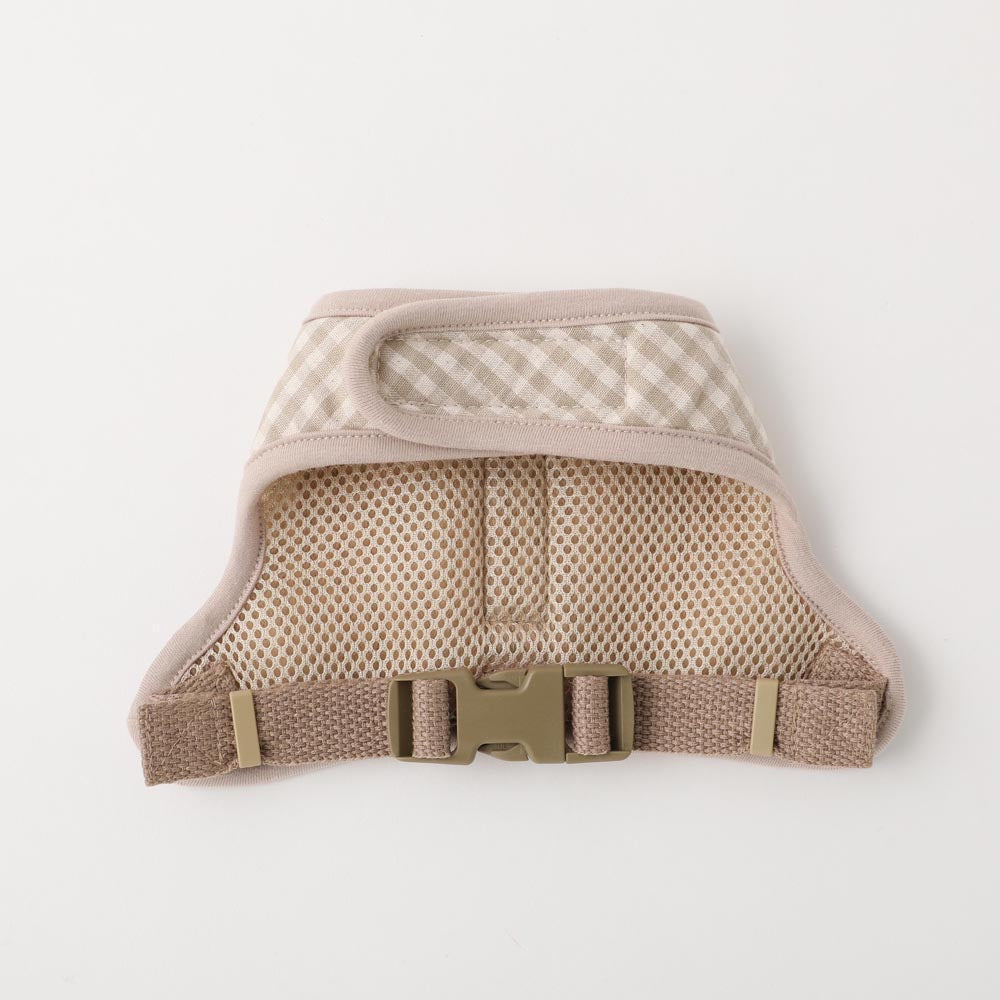 gingham check harness