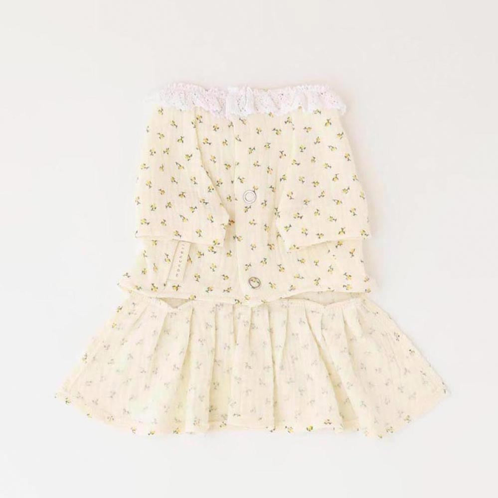 フラワーガーゼワンピース