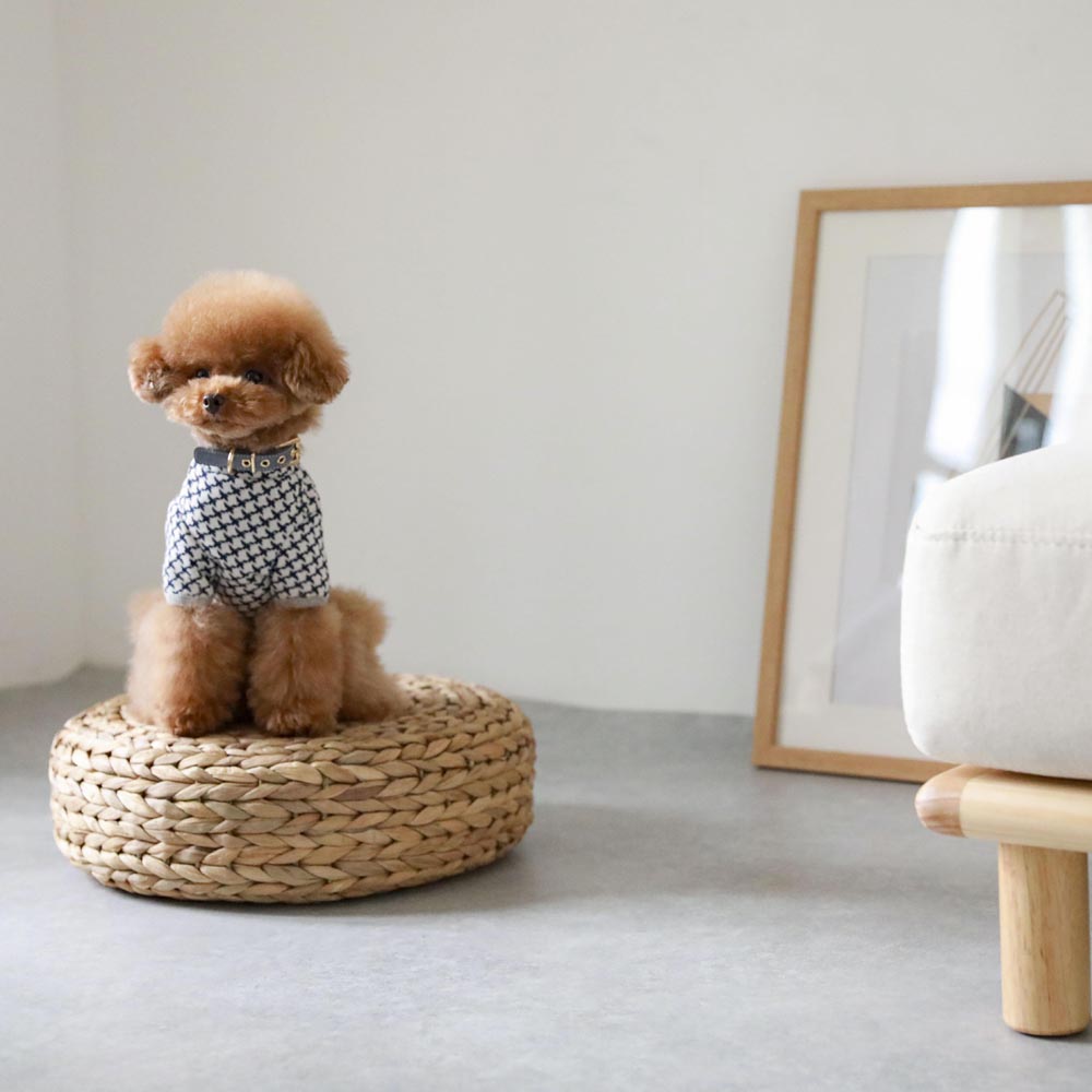 plaid high neck top