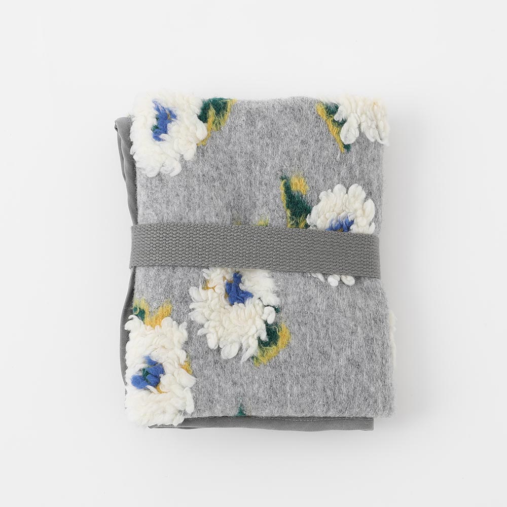 フラワーボアカフェマット【名入れ刺繍対応】