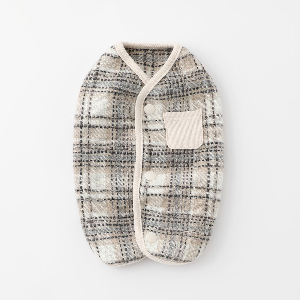 vest with check pockets