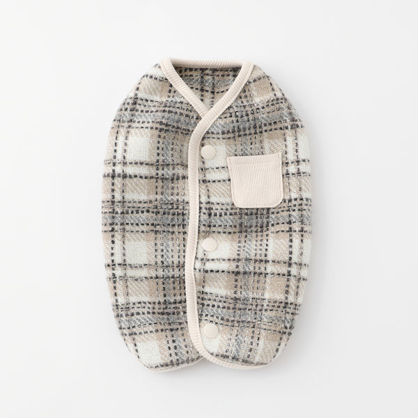 Vest with check pocket