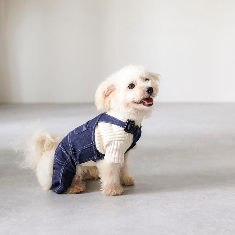 牛仔连身工作服
