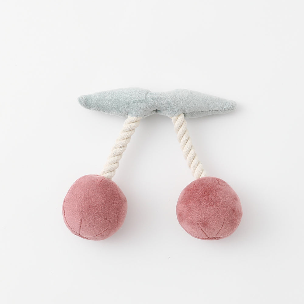 cherry rope plush toy