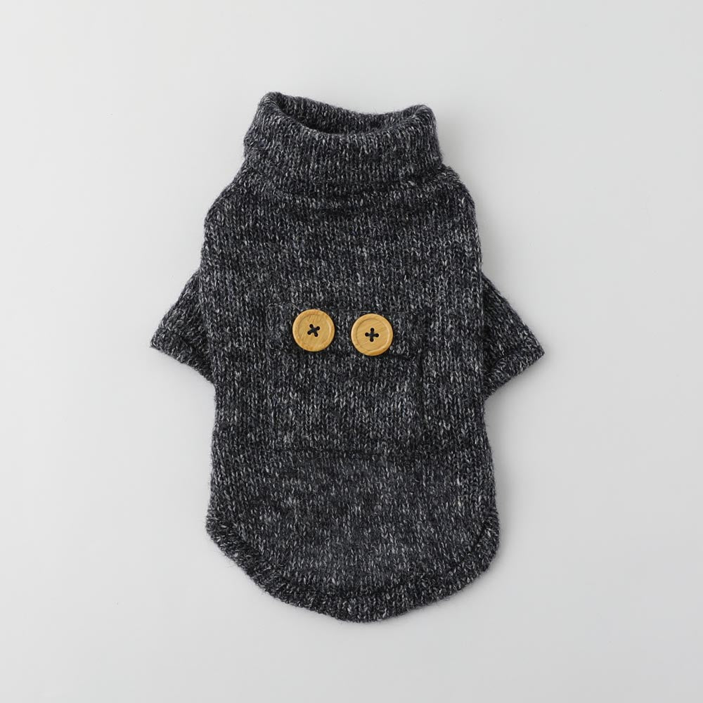 Lame blend turtle knit