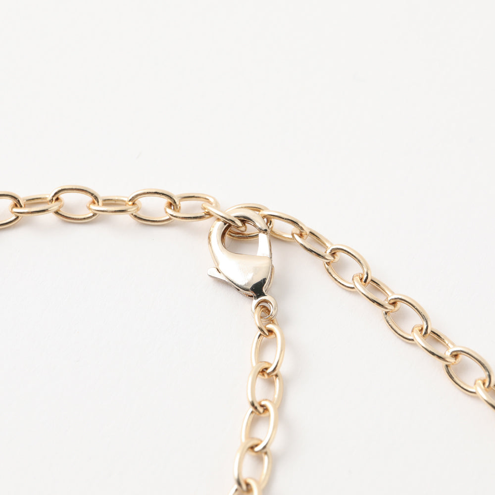 サークルチャームチェーンネックレス【名入れ彫刻対応】