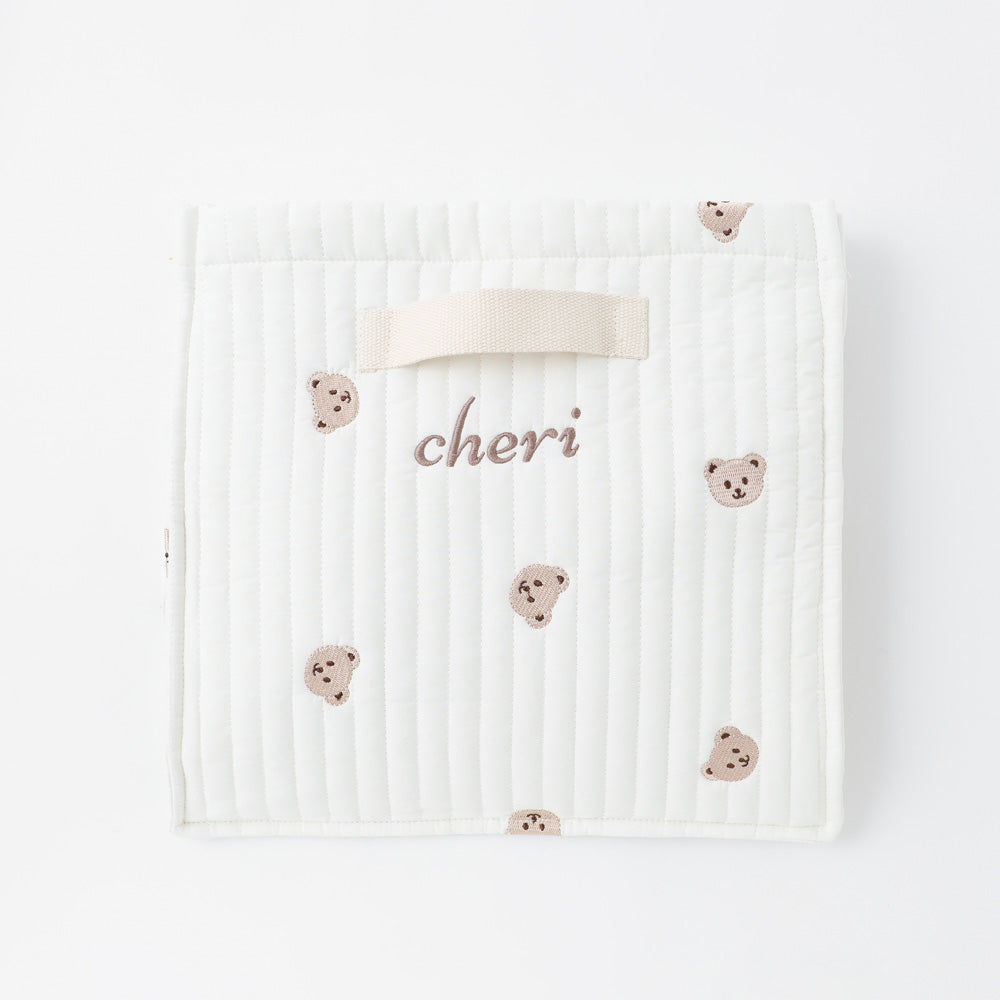 キルティング刺繍マルチボックス【名入れ刺繍対応】