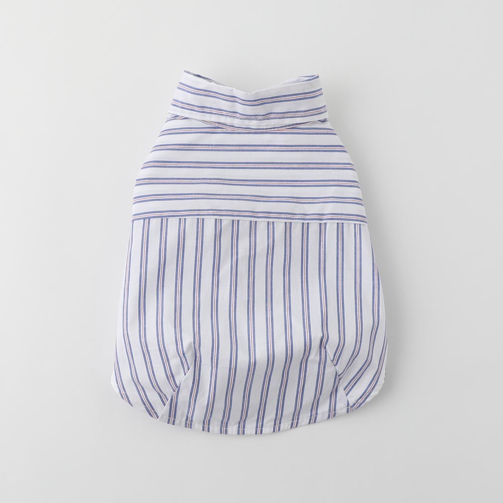 regimental striped shirt