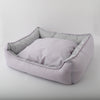Reversible cushion striped bed