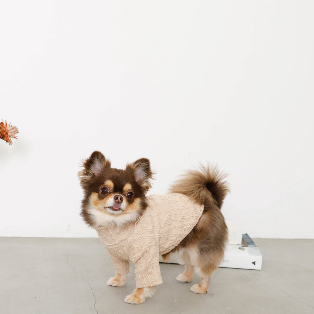Cable knit mellow tops