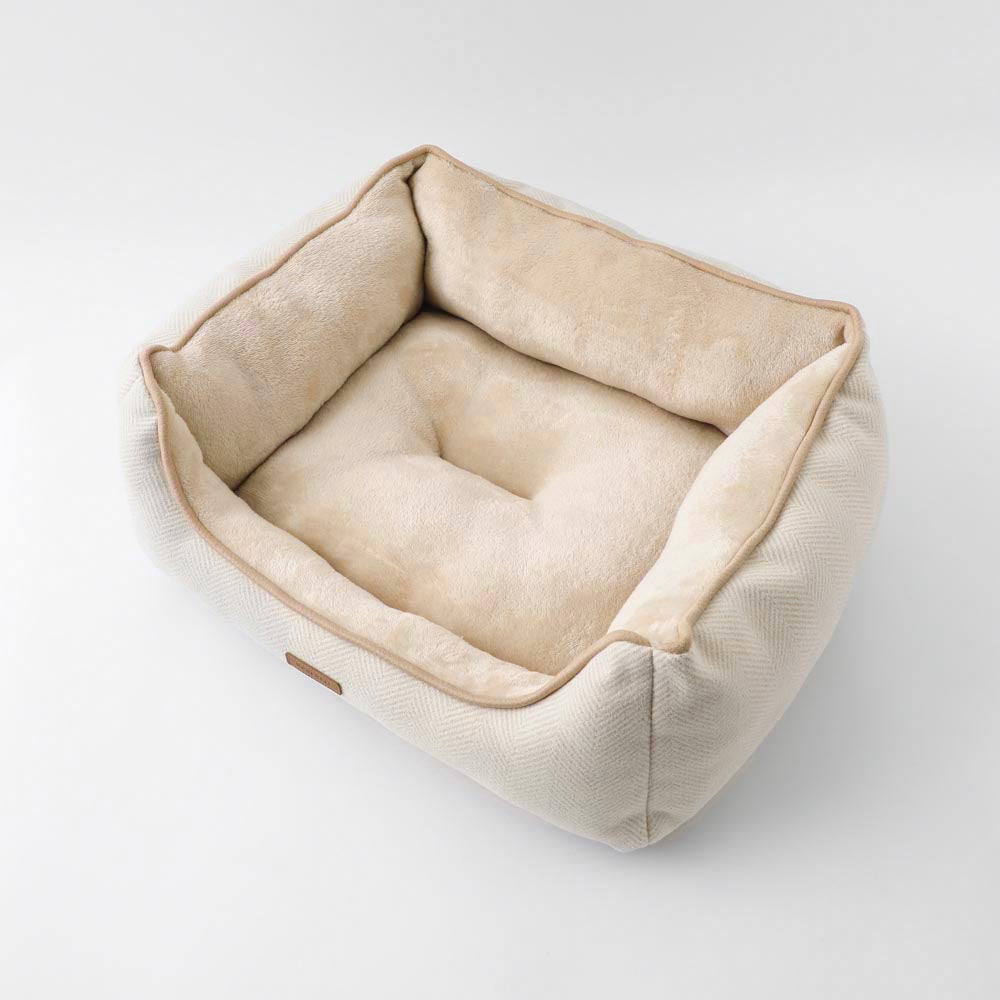 herringbone cushion bed