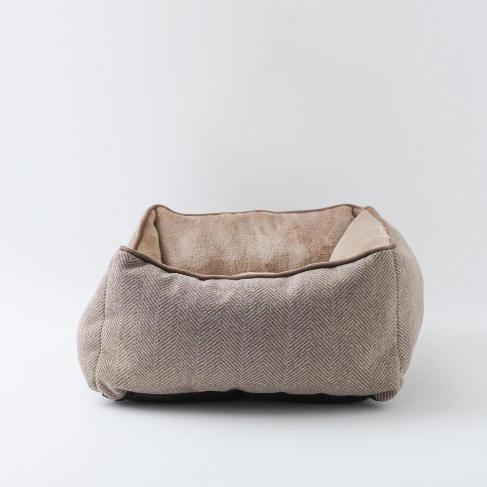 herringbone cushion bed