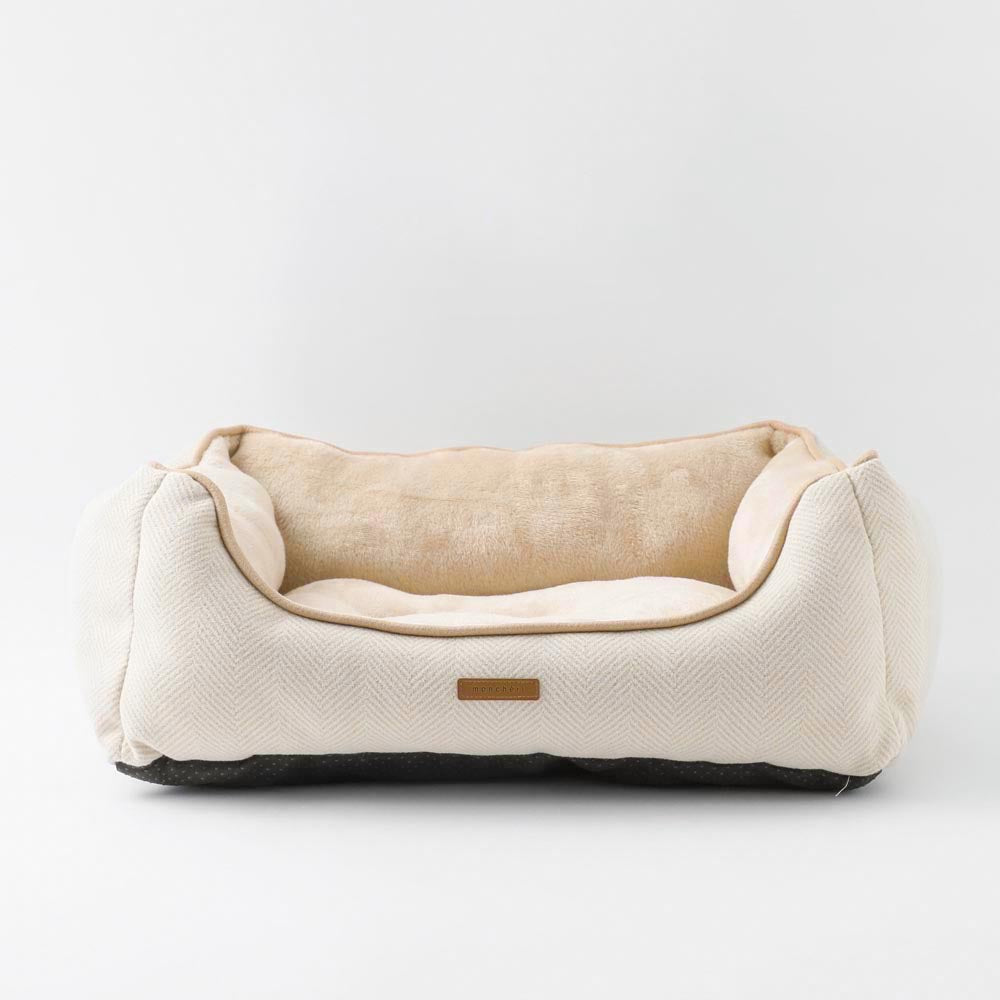 herringbone cushion bed