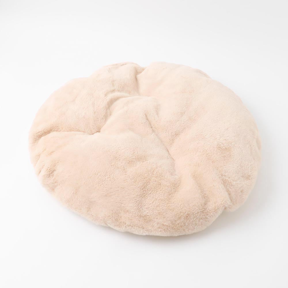 Dome-shaped semi-closed pet house with cushion