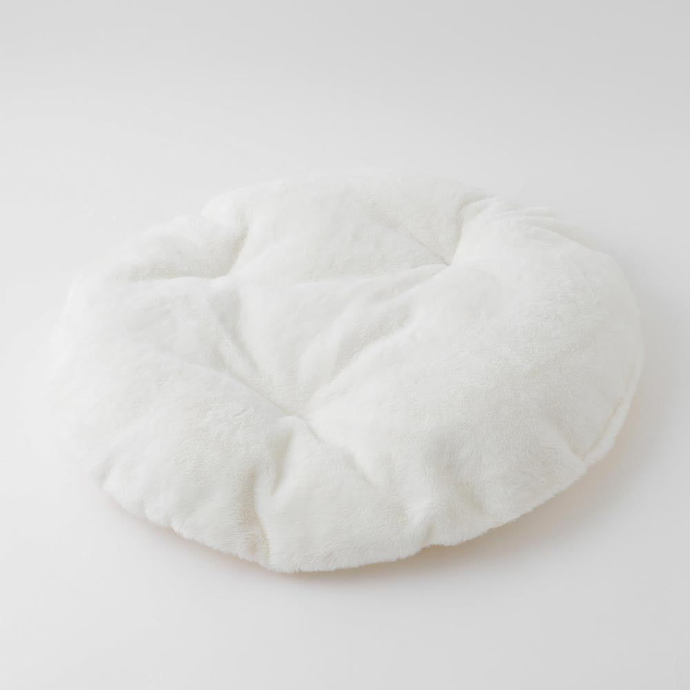 Dome-shaped semi-closed pet house with cushion